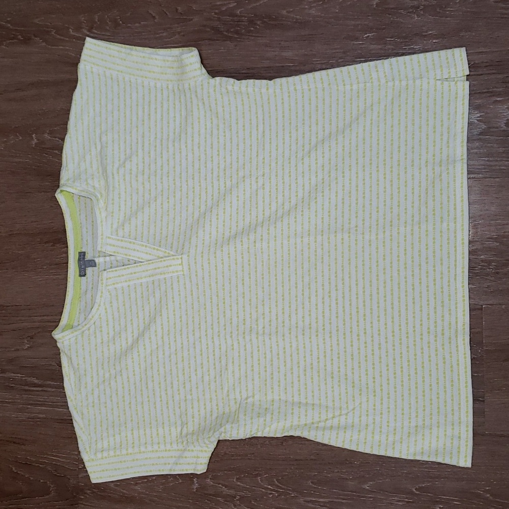 (XL) T by Talbots Stripes Relaxed Fit Classic Colorful Cottagecore Casual